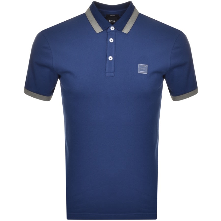 Alternative Image for ProductBOSS PTrans Polo T Shirt Navy1